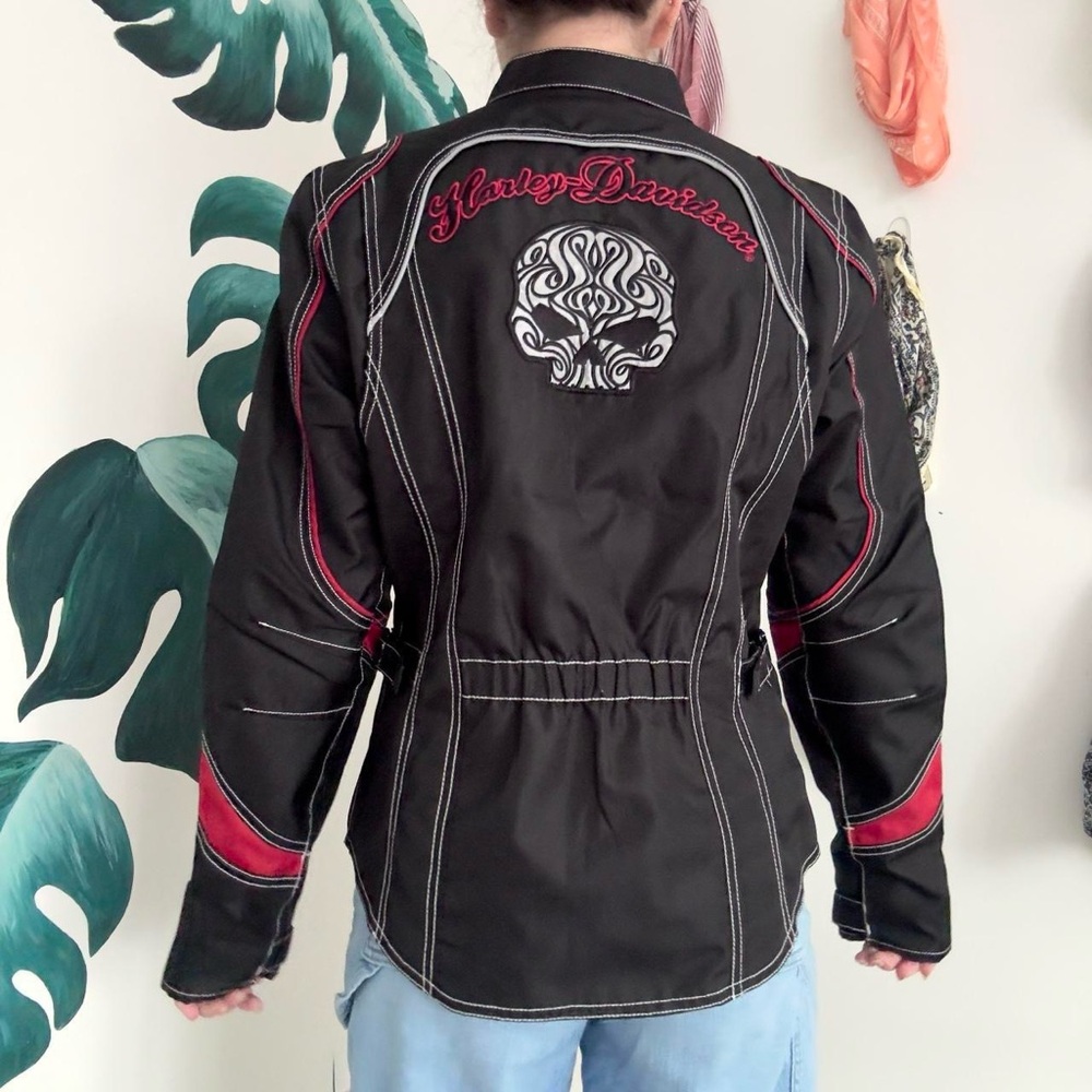 Harley-Davidson Women's Black and Red Utility Jacket
